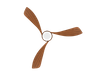 52-дюймовый потолочный вентилятор в современном стиле с декоративным внутренним пультом дистанционного управления из АБС-пластика с 3 лопастями и светодиодной подсветкой